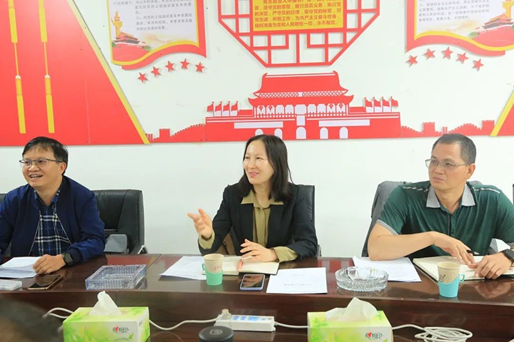 【主题教育】云煤（Ag亚洲集团）集团党委委员、财务总监莫晓丹一行到东源恒鼎公司开展主题教育调研